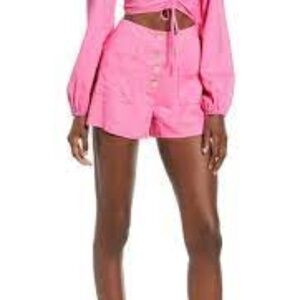 Kacey Linen Blend Shorts